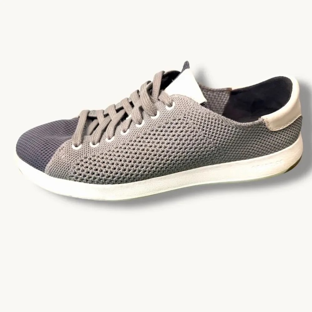 Cole Haan Women's Grandpro Gray tennis knit mesh‎ stitchlite Sneakers Size 8.5 B